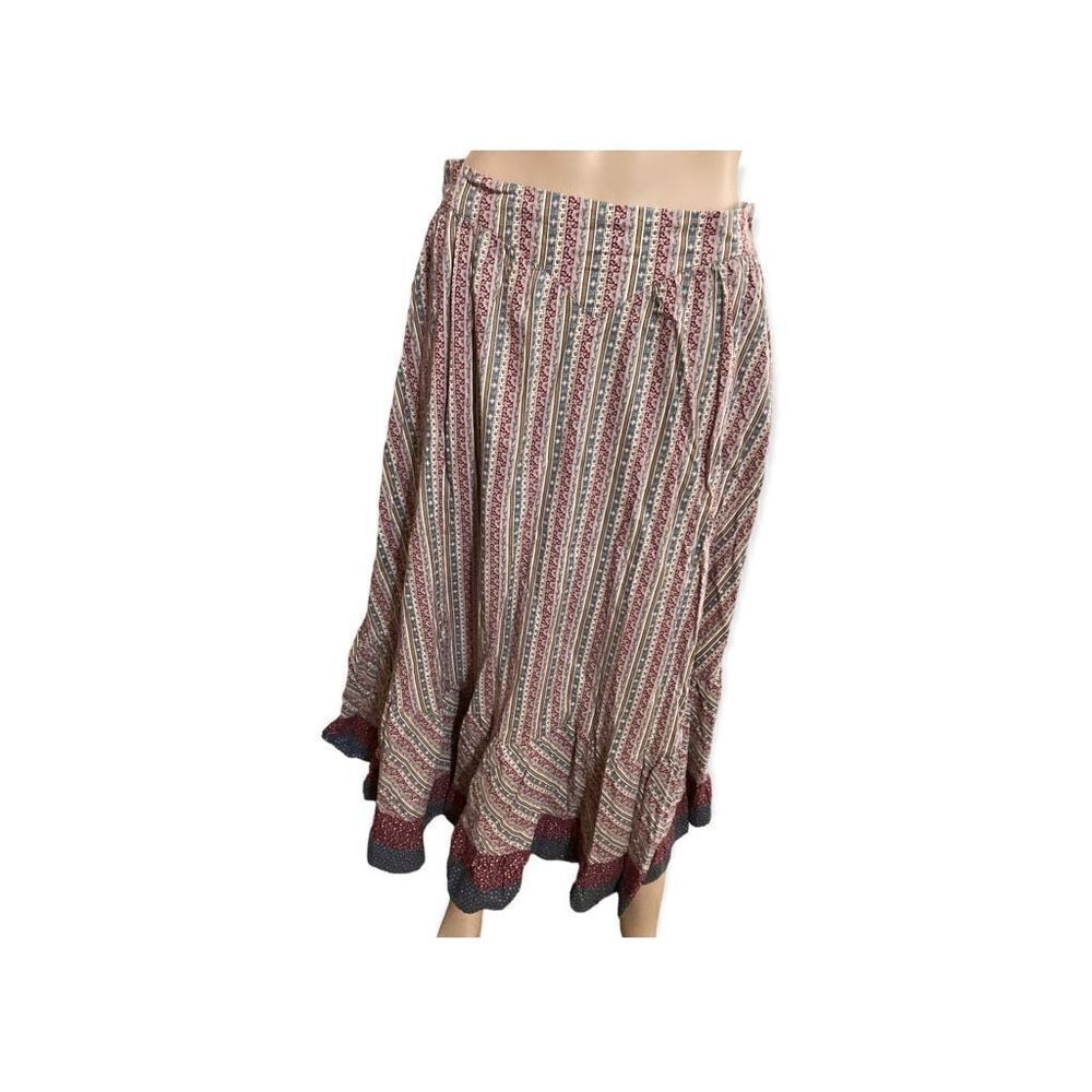 Vintage J C Penneys Fashion Wear Peasant Skirt M/L
